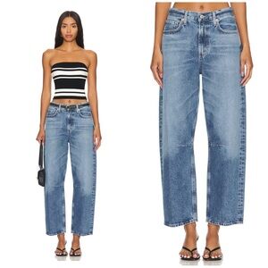 Citizens of Humanity Miro Relaxed Barrel Wide Leg Jeans in Pacifica